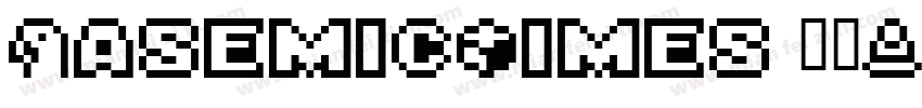 BasemicTimes 常规(TrueType) (Western)字体转换